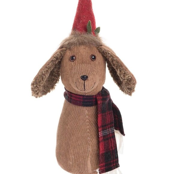 Corduroy Dog Door Stop - Picture 1 of 2